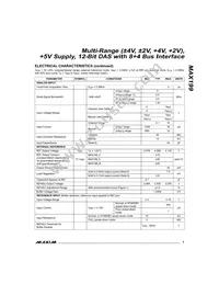 MAX199ACAI+T Datasheet Page 3