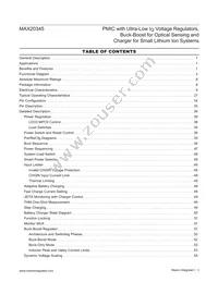 MAX20345AEWN+T Datasheet Page 3