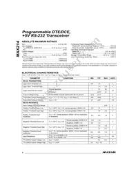 MAX214EPI+G126 Datasheet Page 2