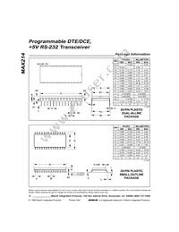 MAX214EPI+G126 Datasheet Page 12