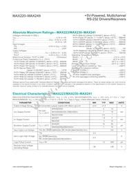 MAX244CQH+DG002 Datasheet Page 5