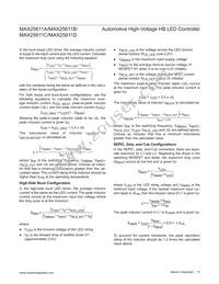 MAX25611AATC/VY+ Datasheet Page 15