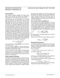 MAX25611AATC/VY+ Datasheet Page 17