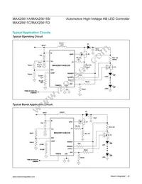 MAX25611AATC/VY+ Datasheet Page 20