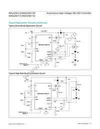 MAX25611AATC/VY+ Datasheet Page 21