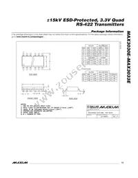 MAX3033EEUE/GG8 Datasheet Page 13