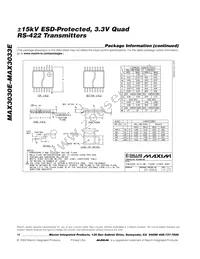 MAX3033EEUE/GG8 Datasheet Page 14