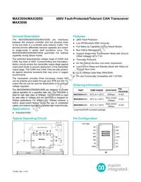 MAX3056ASD-T Datasheet Cover