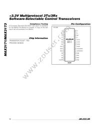 MAX3171CAI+TG52 Datasheet Page 14