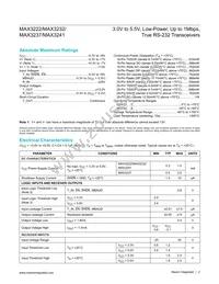 MAX3232CSE-T Datasheet Page 2