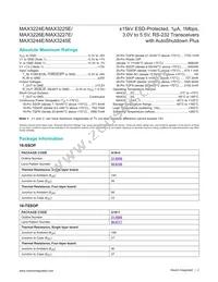 MAX3245ECAI+TG1Z Datasheet Page 2