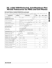 MAX3387EEUG Datasheet Page 3