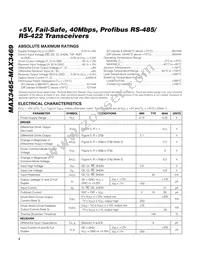 MAX3466ESD+T Datasheet Page 2