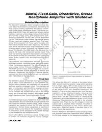 MAX4411ETP+TG24 Datasheet Page 9