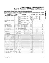 MAX4588CAI+T Datasheet Page 3