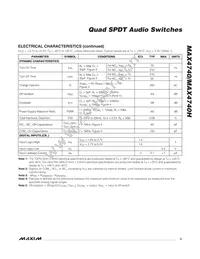 MAX4740HETE+T Datasheet Page 3