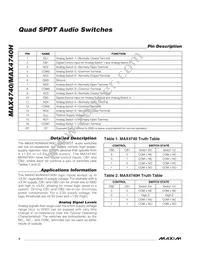 MAX4740HETE+T Datasheet Page 6