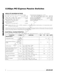 MAX4888AETI+TG3U Datasheet Page 2