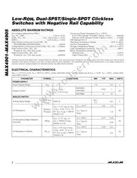 MAX4903ETA+TG05 Datasheet Page 2