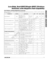 MAX4903ETA+TG05 Datasheet Page 3