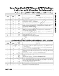 MAX4903ETA+TG05 Datasheet Page 7