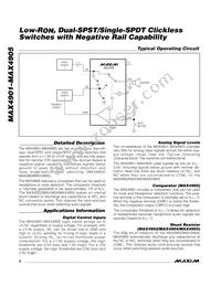 MAX4903ETA+TG05 Datasheet Page 8