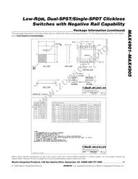 MAX4903ETA+TG05 Datasheet Page 13