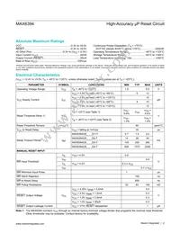 MAX6394US310D2+T Datasheet Page 2