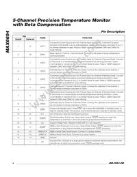 MAX6694TE9A+T Datasheet Page 6