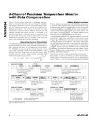 MAX6694TE9A+T Datasheet Page 8