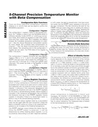 MAX6694TE9A+T Datasheet Page 12