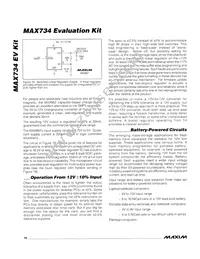MAX734CSA-T Datasheet Page 16