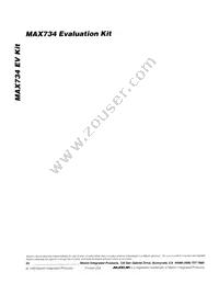 MAX734CSA-T Datasheet Page 20