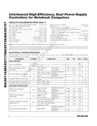 MAX8717ETI+TGC1 Datasheet Page 2