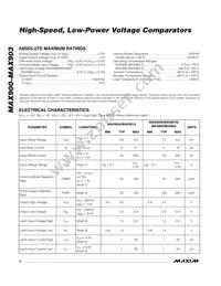 MAX903CSA+G002 Datasheet Page 3