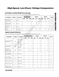 MAX903CSA+G002 Datasheet Page 4