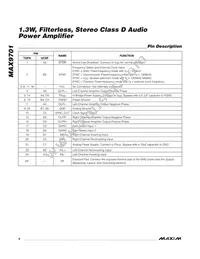 MAX9701ETG+T Datasheet Page 8