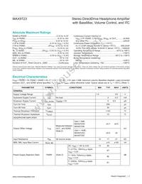 MAX9723DETE+C6Z Datasheet Page 2