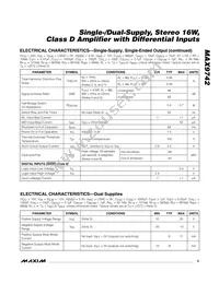 MAX9742ETX+T Datasheet Page 3