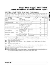 MAX9742ETX+T Datasheet Page 5