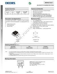 MBRB20100CT Datasheet Cover