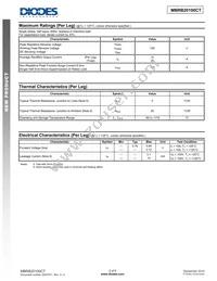 MBRB20100CT Datasheet Page 2