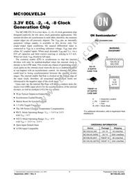 MC100LVEL34DTR2 Datasheet Cover