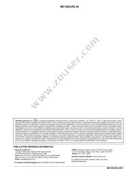 MC100LVEL34DTR2 Datasheet Page 10