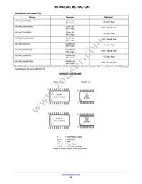MC74ACT245MG Datasheet Page 6