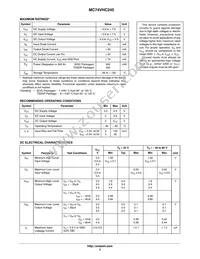 MC74VHC245DWR2 Datasheet Page 3