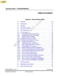 MC908AB32VFUE Datasheet Page 5