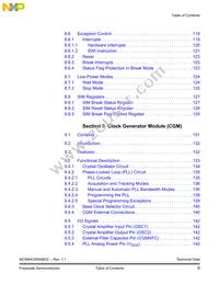 MC908AB32VFUE Datasheet Page 9
