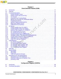 MC908GR32ACFUER Datasheet Page 9