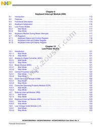 MC908GR32ACFUER Datasheet Page 11